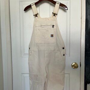 Carhartt Canvas Bib Unlined Overalls Womens 4/6 Short